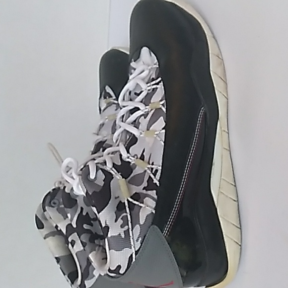 Jordan B\'Mo Mens Basketball Shoes Black‎ Grey Camo Mid Top Sneakers 580590-004 main image 4